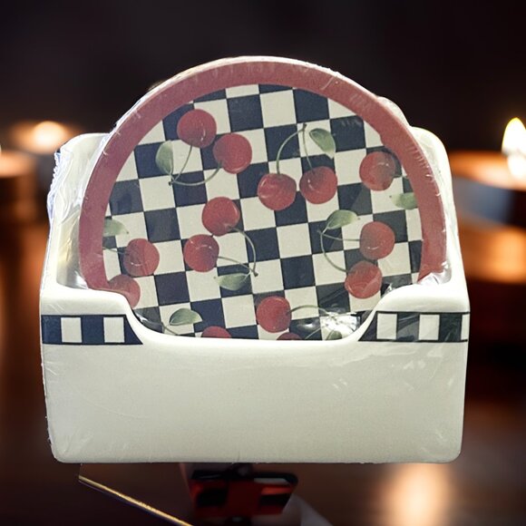 Full Ceramic Coaster Set, "Tuesday Morning"! - Picture 1 of 6